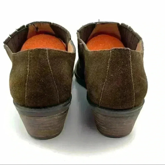 Nickels shooties size 6 brown suede western boots - Picture 4 of 14